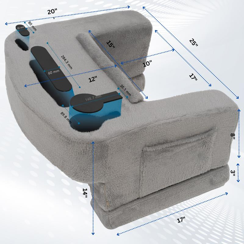 Tabcouchcaddy Pillow for Work, Gaming, ...