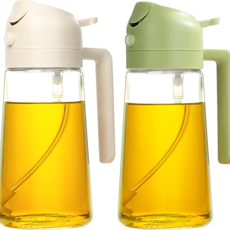 2-In-1 Olive Oil Dispenser and Sprayer for Kitchen