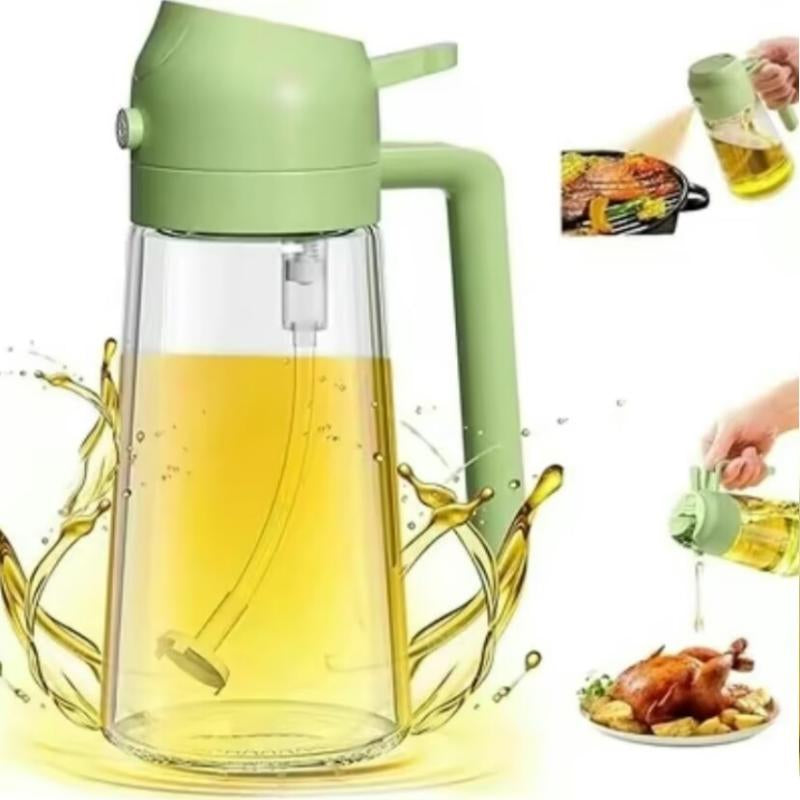2-In-1 Olive Oil Dispenser and Sprayer for Kitchen