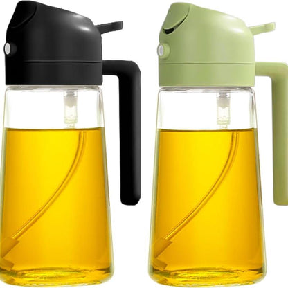 2-In-1 Olive Oil Dispenser and Sprayer for Kitchen