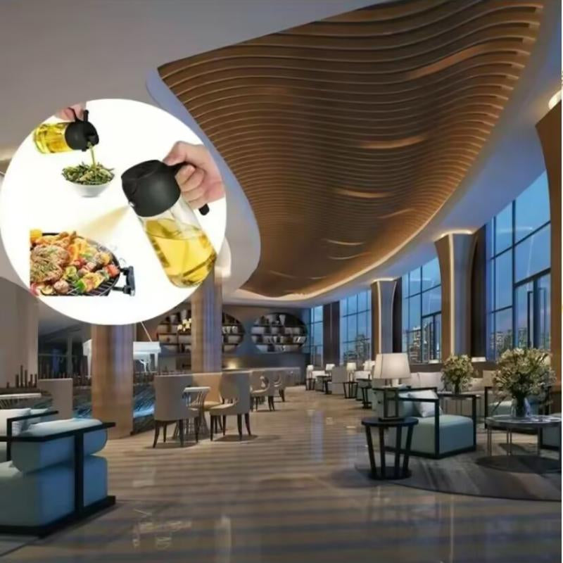 2-In-1 Olive Oil Dispenser and Sprayer for Kitchen