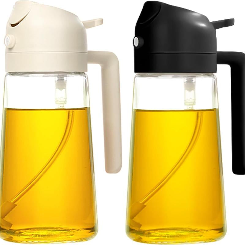 2-In-1 Olive Oil Dispenser and Sprayer for Kitchen