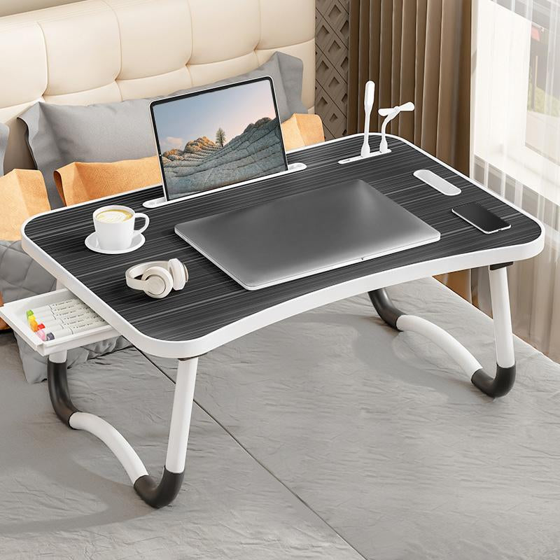 Ultra Large Portable Laptop Bed Table - Multi Functional Tray Holder with Cup Holder and Drawer