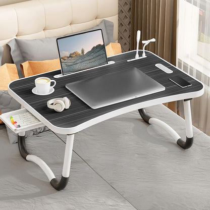 Ultra Large Portable Laptop Bed Table - Multi Functional Tray Holder with Cup Holder and Drawer