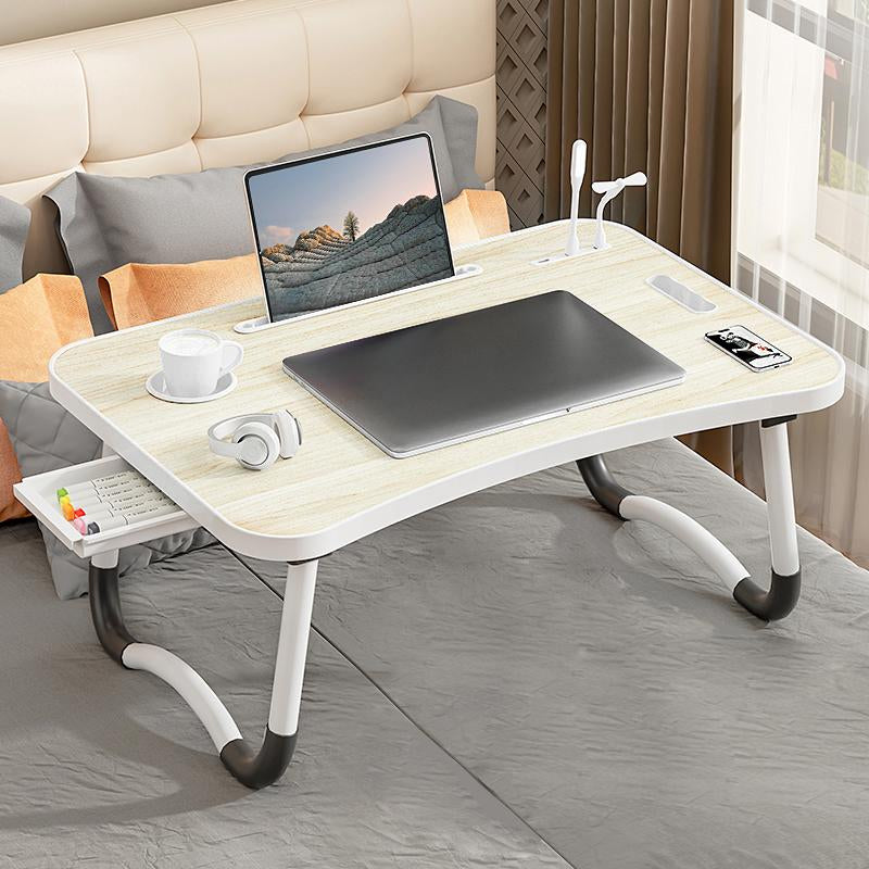Ultra Large Portable Laptop Bed Table - Multi Functional Tray Holder with Cup Holder and Drawer