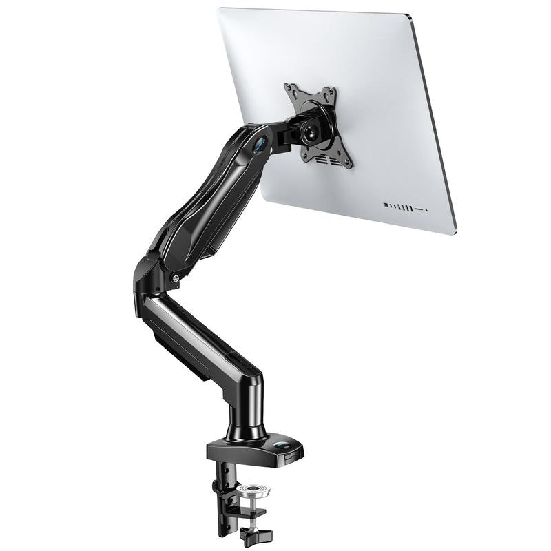 Single Monitor Mount, 13 to 32 Inch Gas Monitor Arm, Adjustable Stand