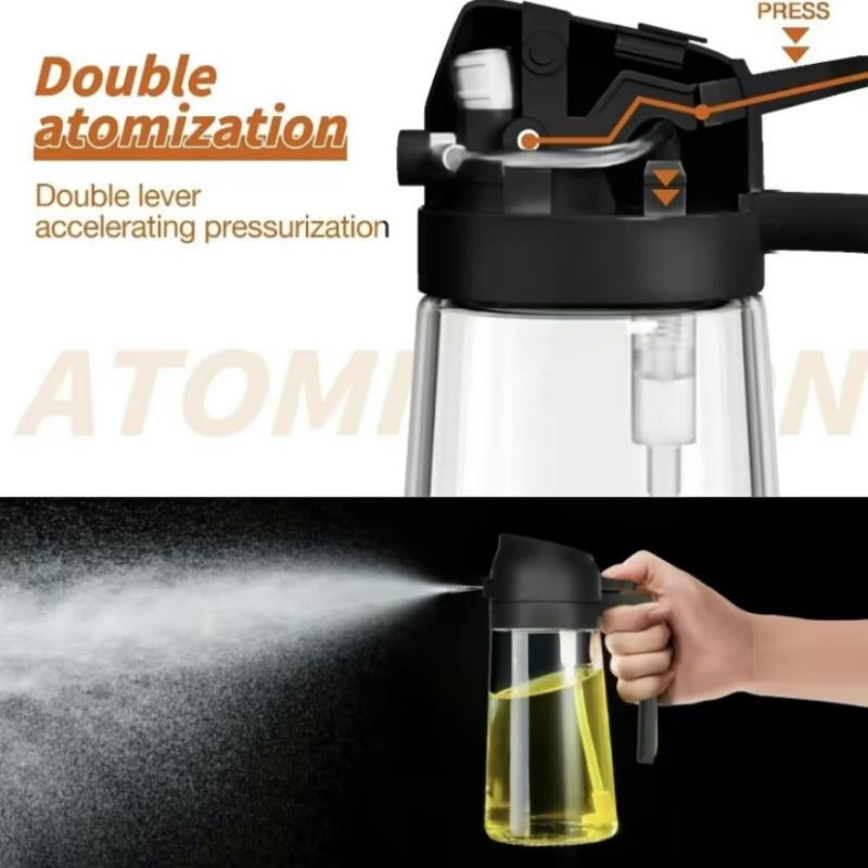 2-In-1 Olive Oil Dispenser and Sprayer for Kitchen