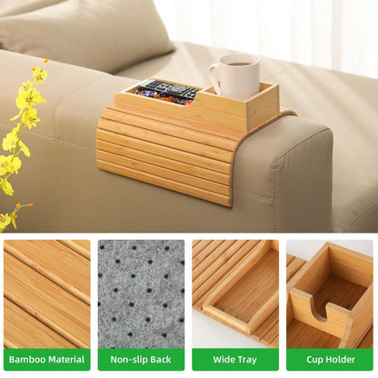 Bamboo Sofa Arm Table